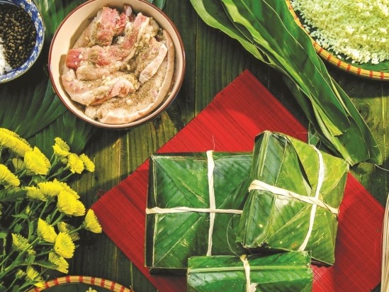 Bật mí công thức lưu truyền làm bánh chưng xanh, dẻo, thơm