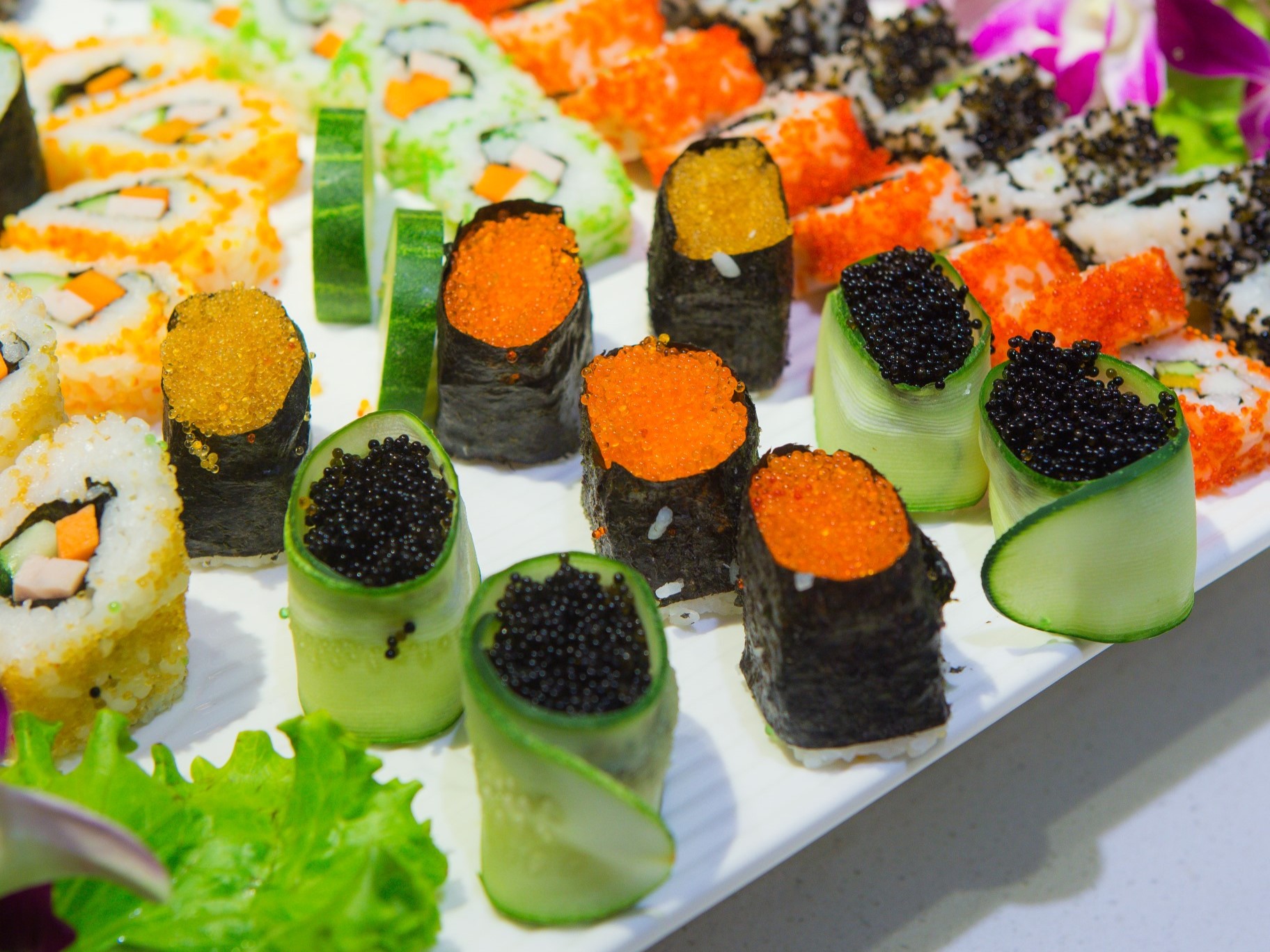 Tobiko – trứng cá chuồn trong sushi và sashimi
