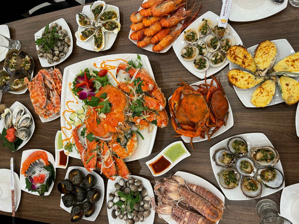 Những món ăn hải sản đãi tiệc tất niên sang trọng