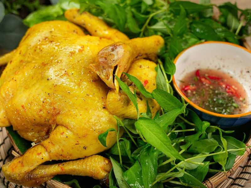 Cách làm gà hấp mía ngon chuẩn Sài thành