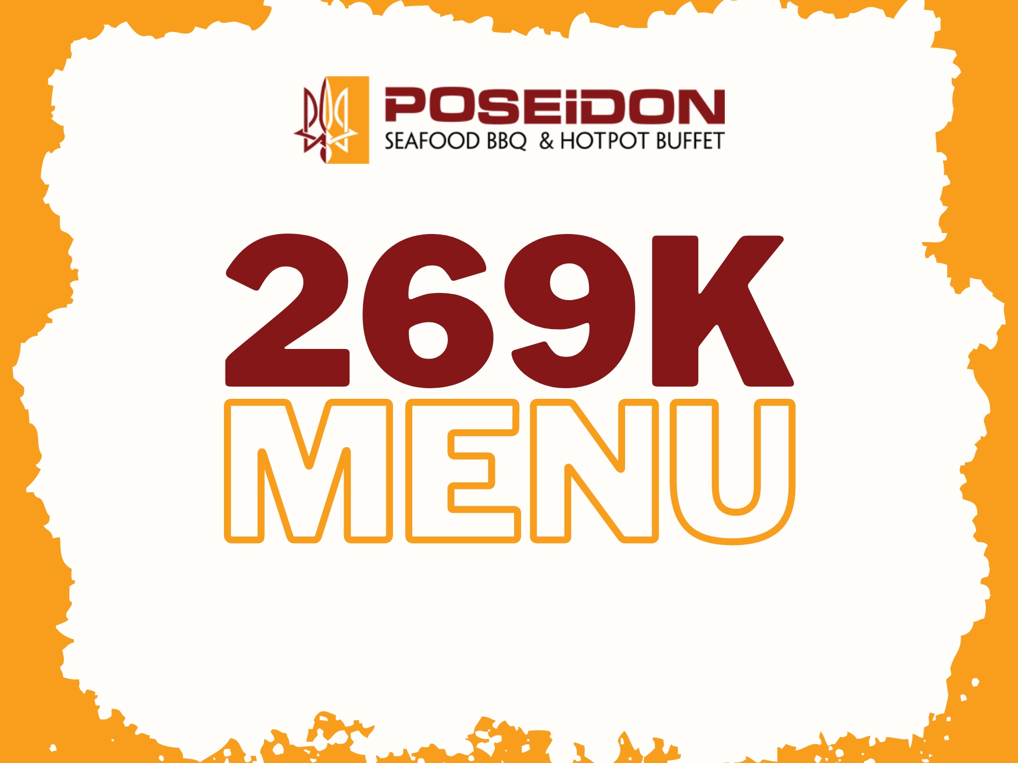Menu buffet lẩu nướng 269K phục vụ tại bàn
